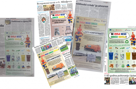 Dizaj i izrada plakata, zakup medjiskog prostora i objava u lokalnim novinama