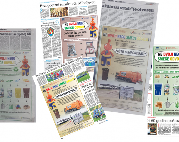 Dizaj i izrada plakata, zakup medjiskog prostora i objava u lokalnim novinama